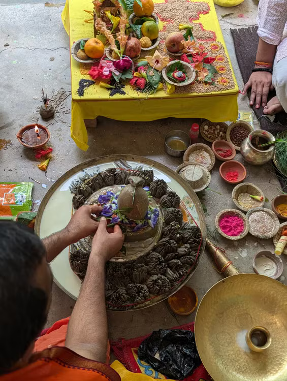 Rudrabhishek puja ritual