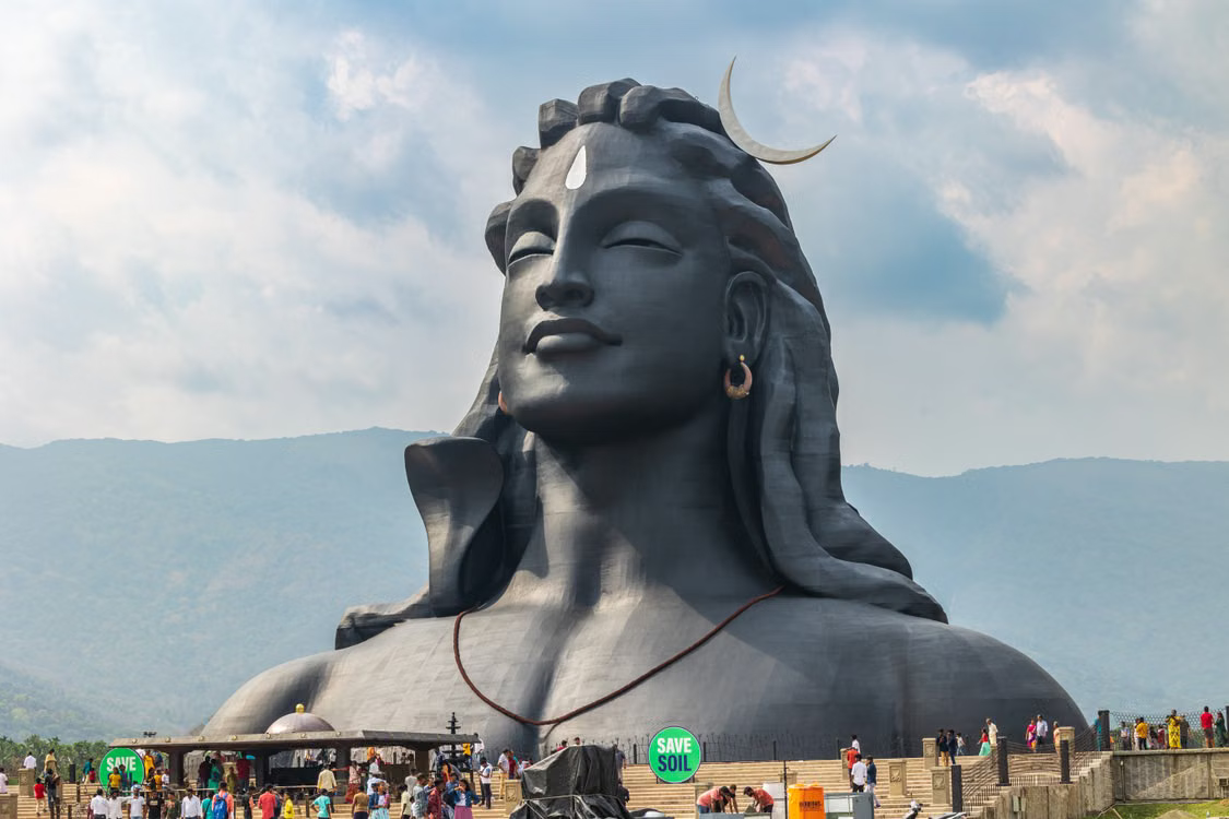 Shivling abhishek ritual during Shravan